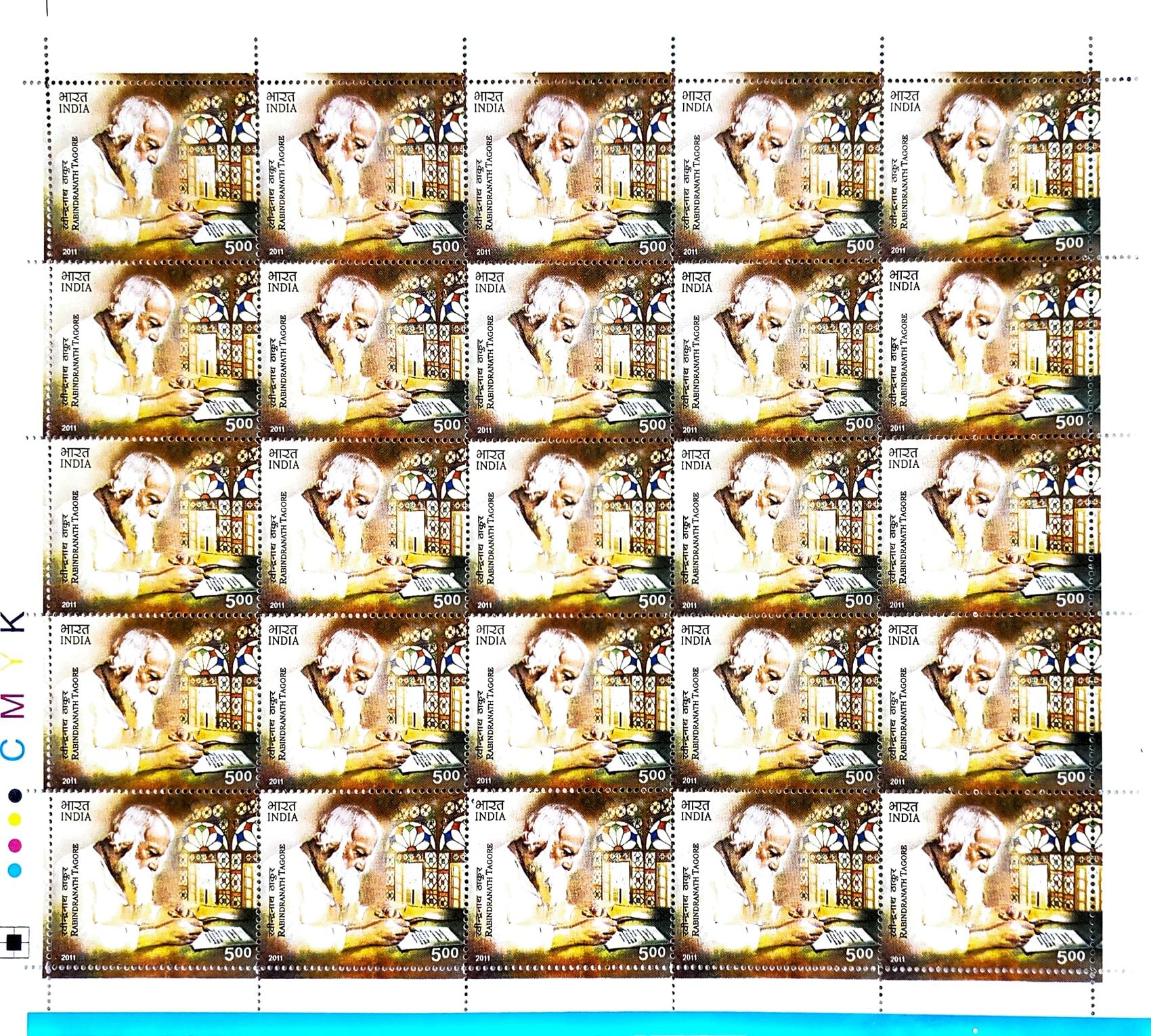 Shobhaphila's Full sheet Stamps 2011 (a) (2 NO.S)