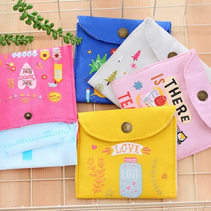 Sanitary Napkin Pouch Heavy Quality [Buy 1 Get 1 Free]