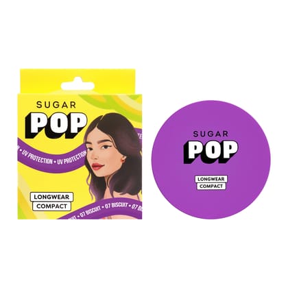 SUGAR POP Longwear Compact - 07 Biscuit