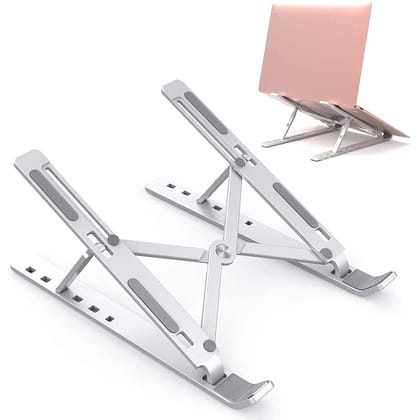 Three Secondz Laptop Stand Adjustable, Portable and Foldable