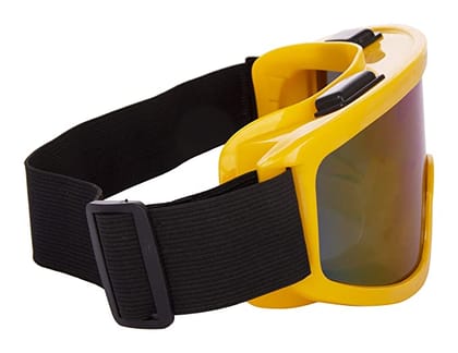 Style Eva Cycling Motorbike ATV/Dirt Bike Goggles with Adjustable Strap Sunglasses (Yellow)