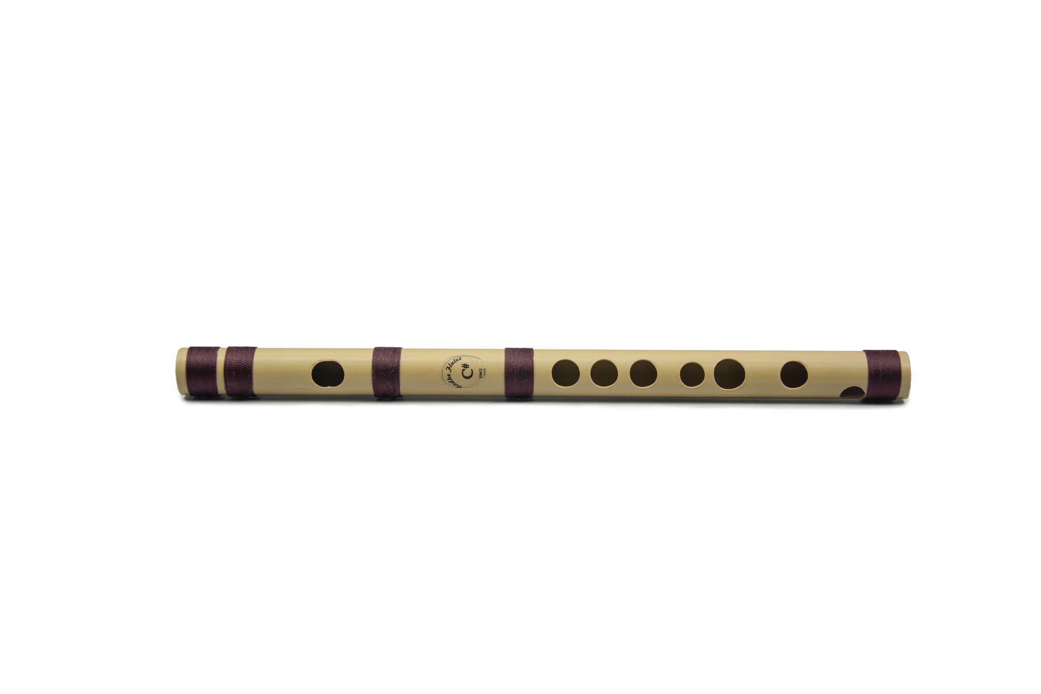 Radhe Flutes PVC Fiber C Sharp Bansuri Higher Octave Without Lip-Plate