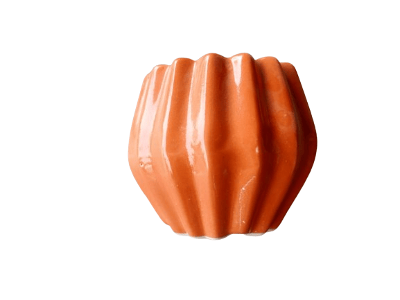 Brown Line Design Ceramic Planters Pot