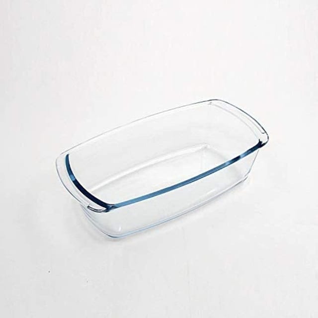 Saaikee Borosilicate Transparent Glass Pan Baking Dish Microwave