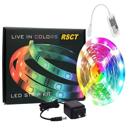 DAYBETTER� Smart Wi-Fi RGB Rope Led Strip Light 300 Led Compatible with Alexa Google Assistant, App Control Lighting Kit, Music Sync Color Changing Lights (5 Meter) | NW-A-34