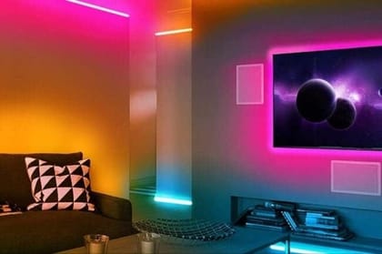 DAYBETTER® 5 Meter Led Strip Lights Waterproof Led Light Strip with Bright RGB Color Changing Light Strip with 24 Keys Ir Remote Controller and Supply for Home (Multicolor)