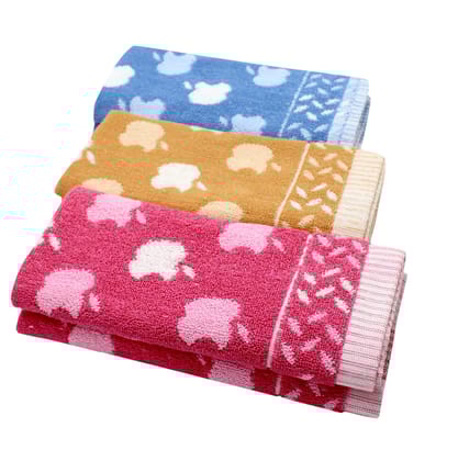Mandhania Cotton Hand Towels (450 GSM, 35 x 53 cm, Pack of 6)