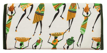 Mandhania Cotton Women Purse(Green) Mandhania Cotton Women Purse(Green)