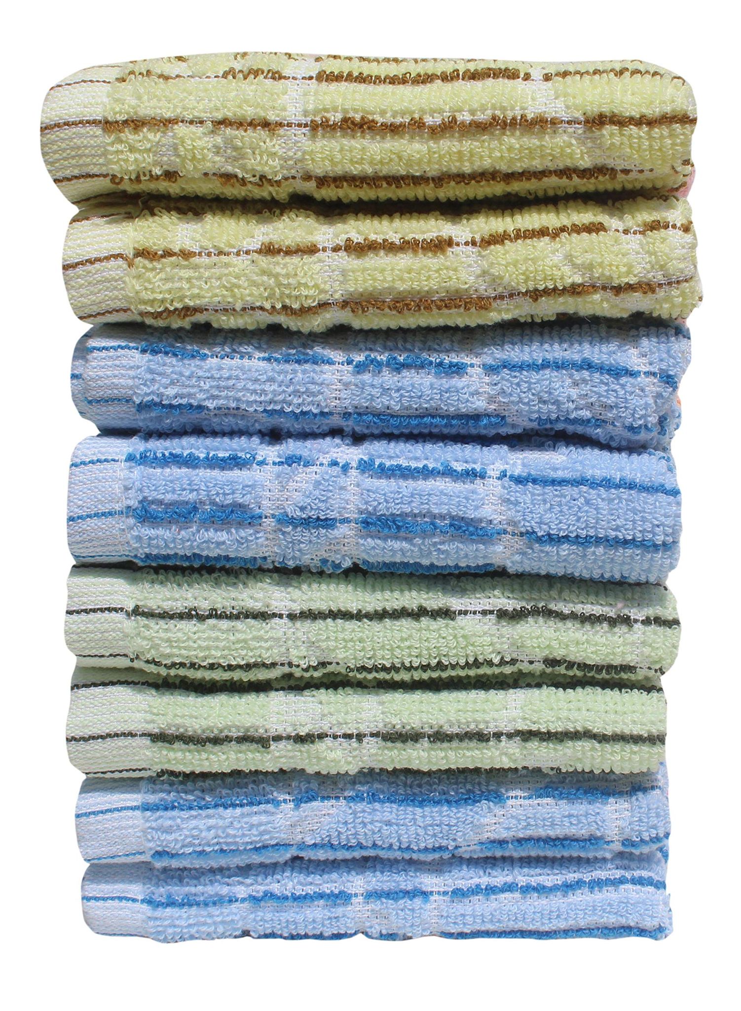 Mandhania Dailyuse Soft Cotton Hand Towels, 35x53 cm Pack of 8 (SHT804)