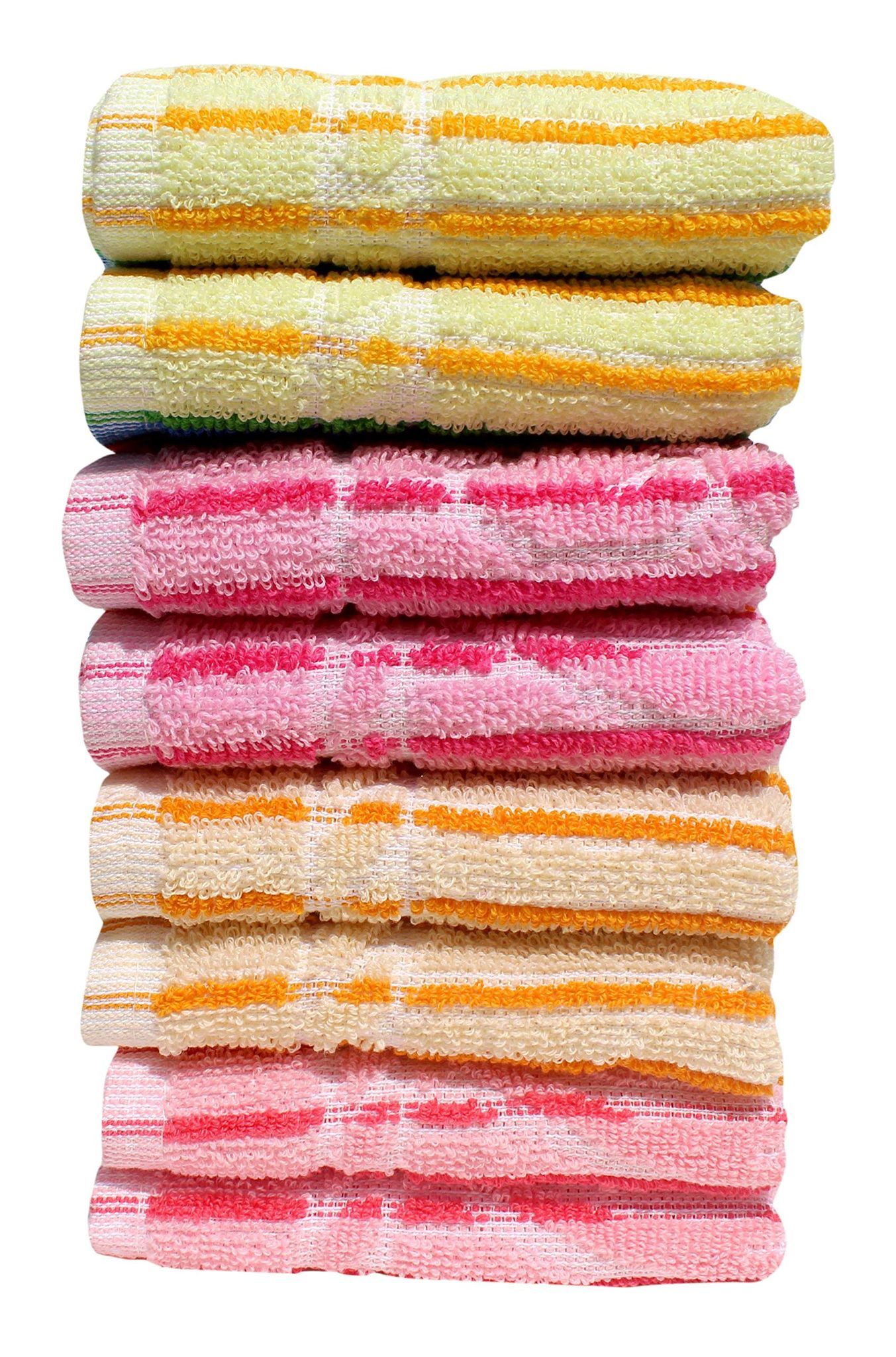 Mandhania Dailyuse Soft Cotton Hand Towels, 35x53 cm Pack of 8 (SHT803)