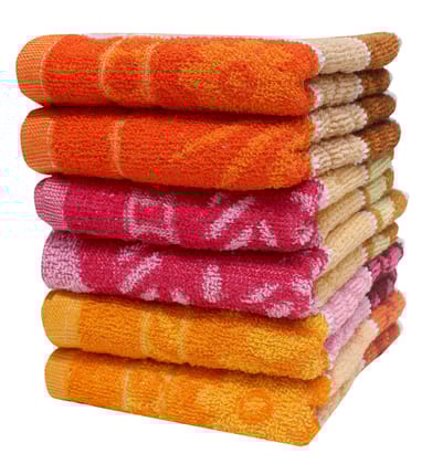 Mandhania Dailyuse Soft Cotton Hand Towels, 35x53 cm Pack of 6 (SHT601)