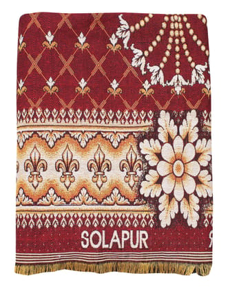 Solance Cotton Solapur Carpet, Dhurrie, Rug, Galicha (Multicolour, 58 inch x 88 inch) Pack of 1