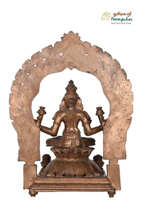 BRONZE 12IN SITTING KUBEERALAKSHMI