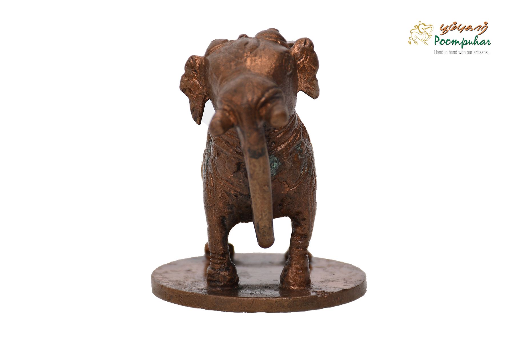 BRONZE 3 INCH ELEPHANT STAND