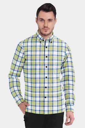 Premium 100% Pure Cotton Twill Checks Mill Made Fabric
