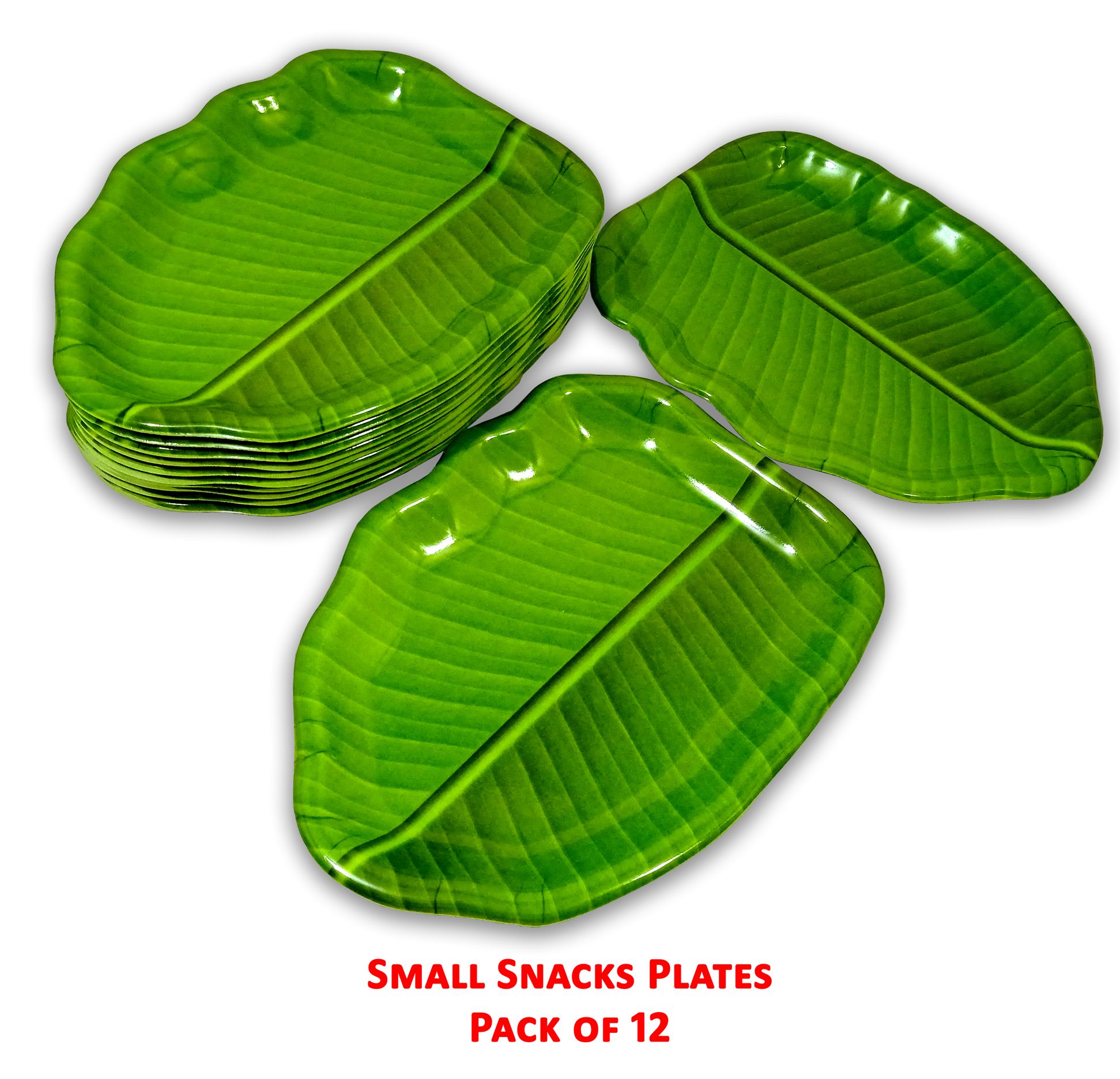 Melamine Small Snacks Plates: Lightweight Melamine Designer Snacks Plate / Small Plates/ Quarter Plates / Stylish Plate / Kitchen crockery / Melamine Plates / Plate Set of 12 (Small Snacks Plates)