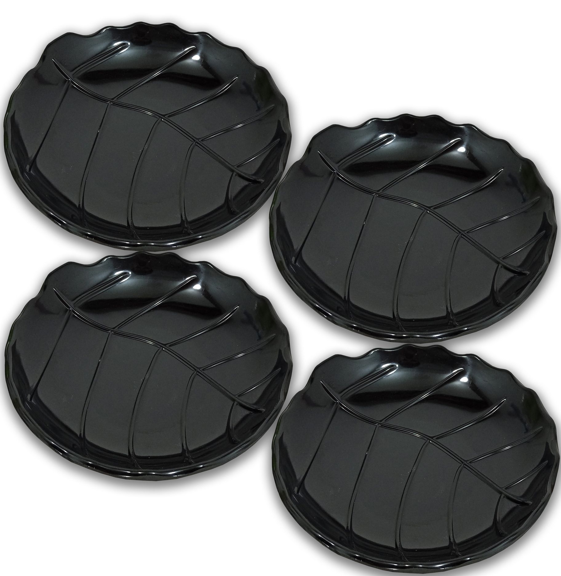 Melamine Small Snacks Plates: Lightweight Melamine Designer Quarter Plate / Snacks Plates / Dinner Plates / Half Plate / Nasta Plate / Kitchen crockery / Melamine dinnerware / Lunch Plate / Melamine Plates / Plate Set of 4 (Small Snacks Plates)