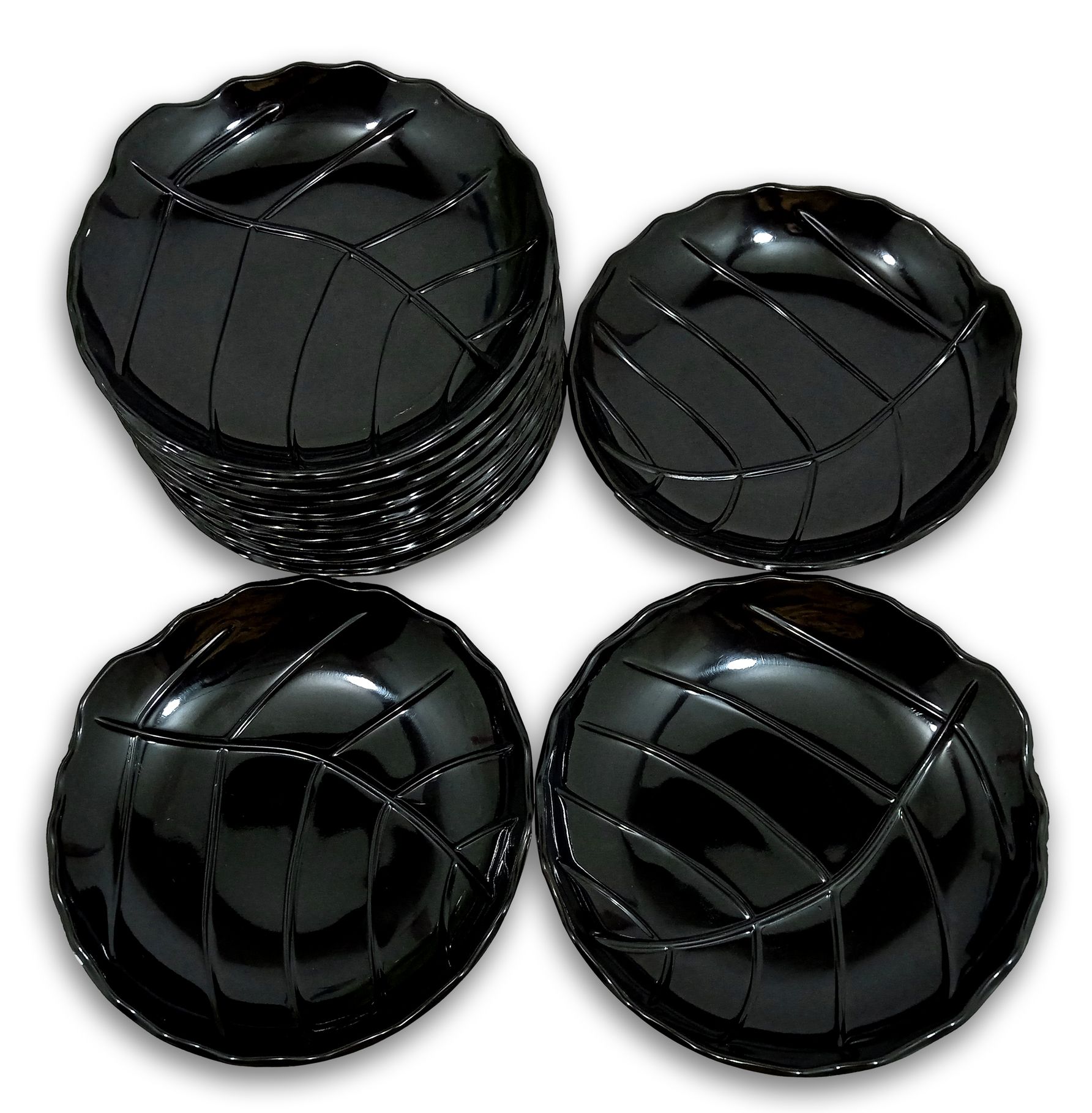 Melamine Small Snacks Plates: Lightweight Melamine Designer Quarter Plate / Snacks Plates / Dinner Plates / Half Plate / Nasta Plate / Kitchen crockery / Melamine dinnerware / Lunch Plate / Melamine Plates / Plate Set of 12 (Small Snacks Plates)