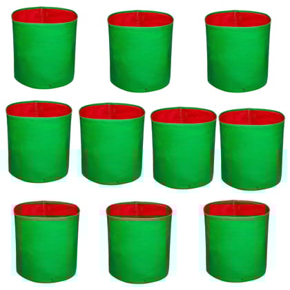 WNE Jaliwale HDPE Grow Bags for Terrace Gardening & Grow Bags for Leafy Vegetable - Grow Bags 6x6 inch Pack of 10