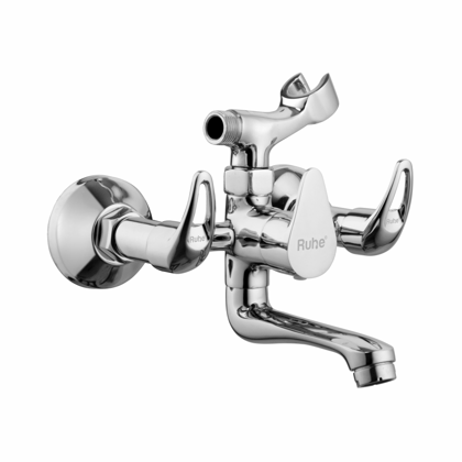 Aqua Telephonic Wall Mixer Brass Faucet (with Crutch) - by Ruhe®