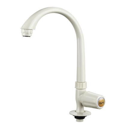 Metro PTMT Swan Neck with Swivel Spout Faucet - by Ruhe®