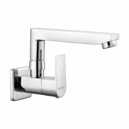 Elixir Brass Sink Tap With Small (7 inches) Swivel Spout - by Ruhe®