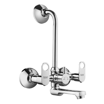 Orbit Wall Mixer Brass Faucet with L Bend - by Ruhe®