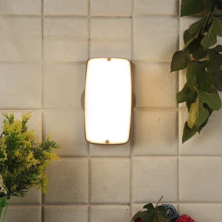 ELIANTE Abundant Acrylic Outdoor Led Wall Light Grey for Living Room, Bedroom, Dining Room, Kitchen