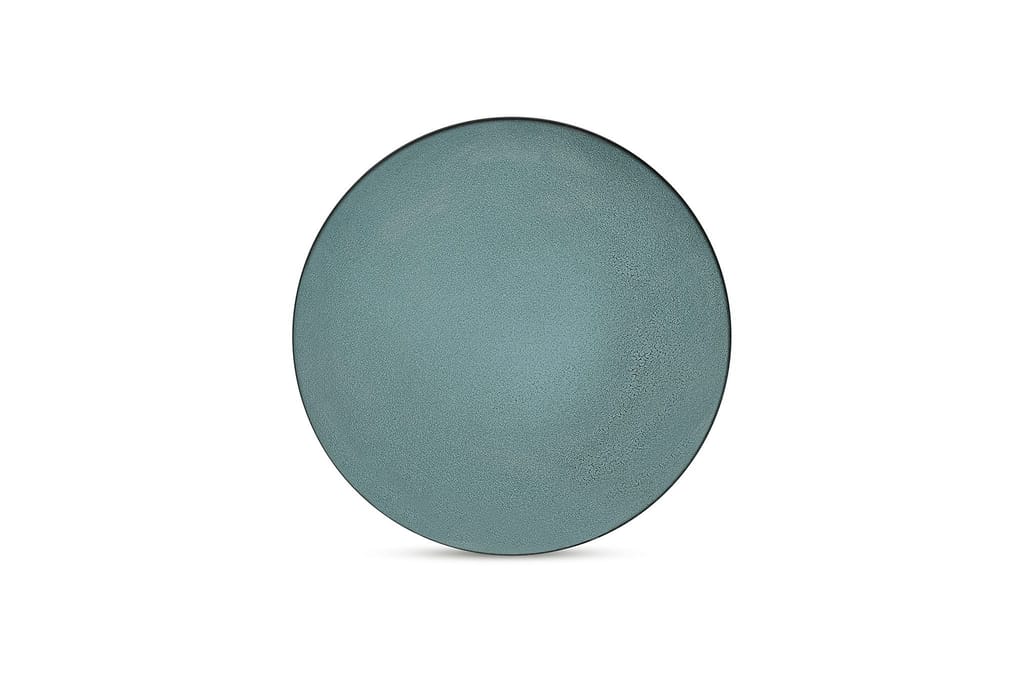 Hitkari Potteries Porcelain Jade Green Rice Plate Set of 1 Pc Oval Platter for Home & Kitchen Tray Plate Set (31cm, Green)