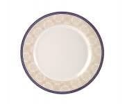 Hitkari Potteries Porcelain HRF 006 Side Plate Set of 6 PC for Home & Kitchen (White, Set of 6 Pc.)