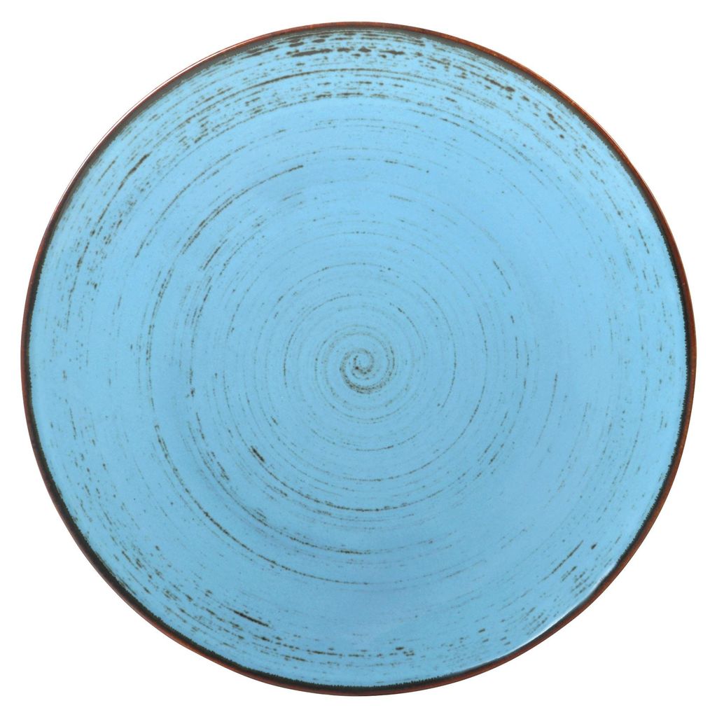 Hitkari Potteries Porcelain Blue Sky Old Side Plate Set of 6 PC for Home & Kitchen (Blue,Set of 6 Pc.)