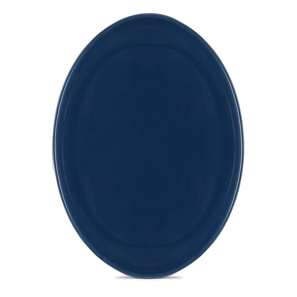 Hitkari Porcelain Blue Ocean 33 Pc. Dinner Set for 6|for Home & Kitchen | Material: Porcelain | 33-Pices, Glaze, Blue, Microweb Safe & Dishwasher Safe
