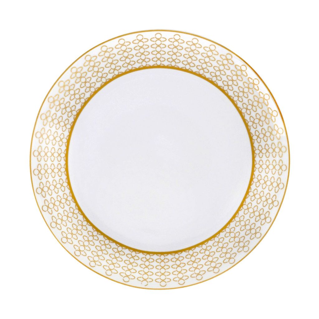 Hitkari Potteries Porcelain 17316 Rice Plate Set of 1 PC (31cm, White)