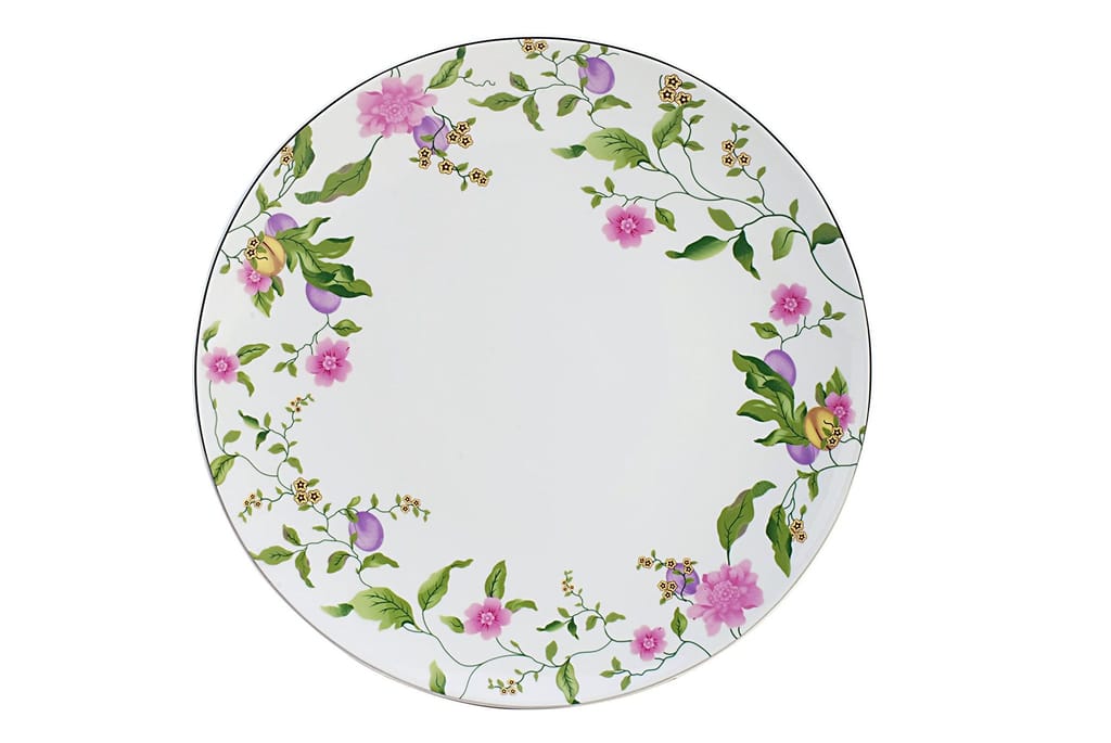 Hitkari Potteries Porcelain 16522 Old B Side Plate Set of 6 PC for Home & Kitchen (White, Set of 6 Pc.)