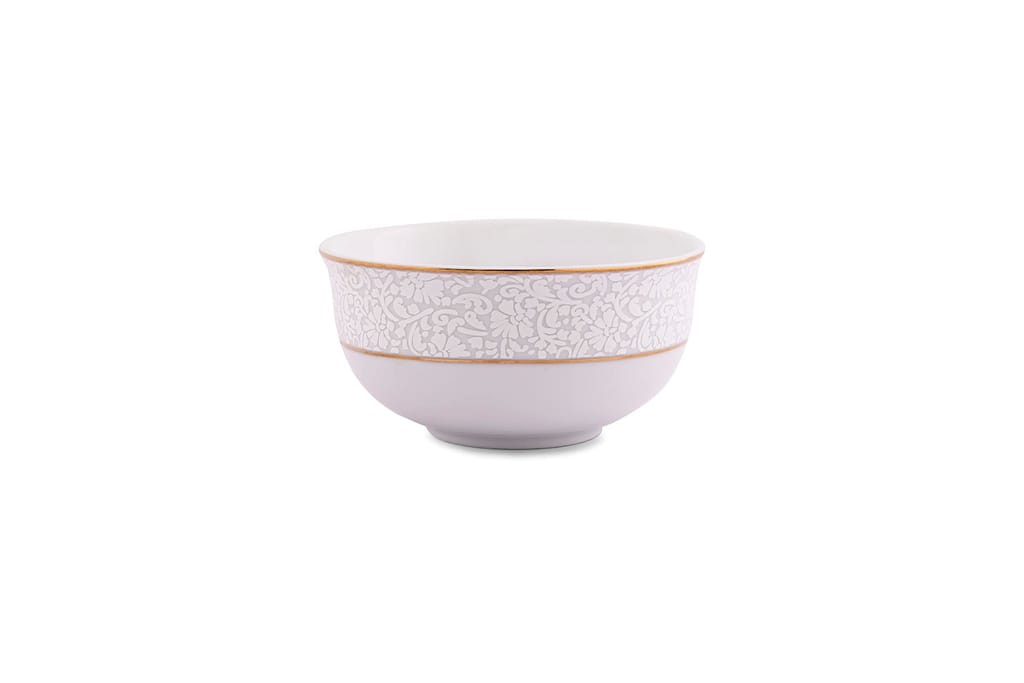 Hitkari Porcelain 12222 GL Dinner Set 33 Pcs. | Modern & Trendy Design | Designed in India | for Home & Kitchen | White, Large (12222 GL, 33 Dinner Set)