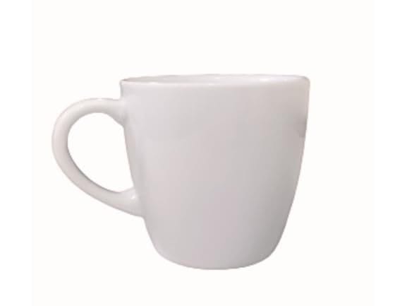 Hitkari Potteries - Coffee Mug 2 Pc.(400 ML) | for Morning & Evening | Material: Porcelain for Home & Kitchen (White,Set of 2pcs)