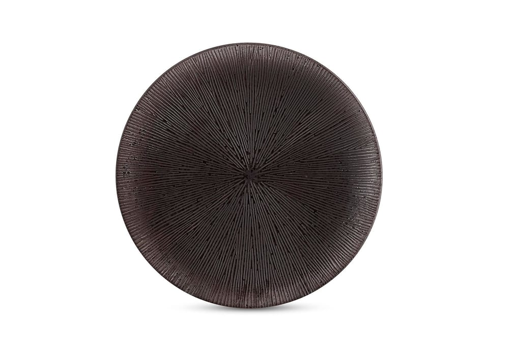 Hitkari Porcelain Rustic Brown Dinner Set 21pc | for Home & Kitchen | Material: Porcelain| Luxury Dinnerware| 21Pc (Brown,21pc.)