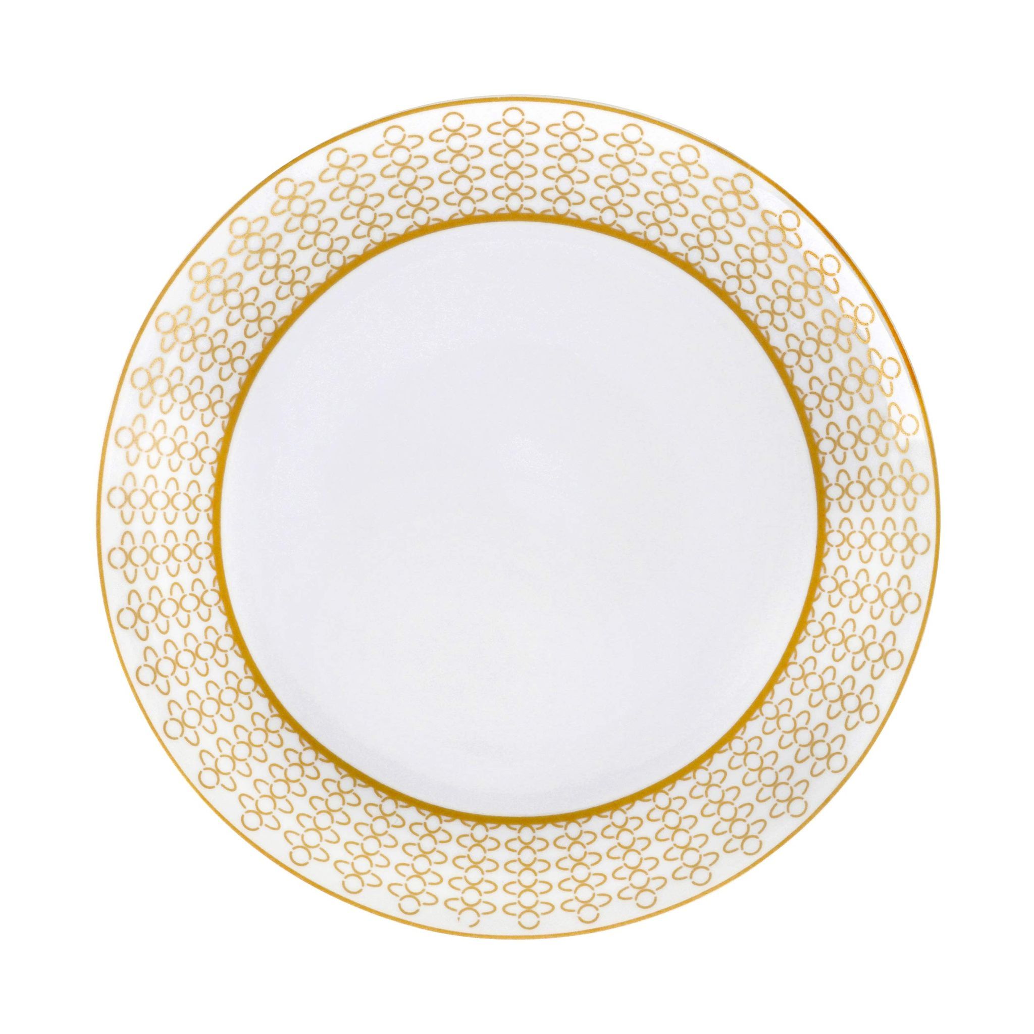 Hitkari Porcelain Full Plate Set of 6 Pc.| Dinner Plate 6 Pc. for Home & Kitchen 27 cm