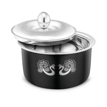 FnS Stainless Steel Double Wall Insulated Designer Casserole with Lid