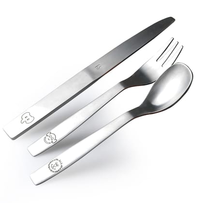 FnS Kiddies Silverware Stainless Steel Cutlery Set, Safe Reusable Child Flatware Set for Eating FnS Kiddies Silverware Stainless Steel Cutlery Set, Safe Reusable Child Flatware Set for Eating