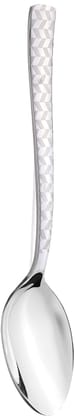 FnS Rhombo Stainless Steel Laser Design on Handle Tea Spoon (Set of 6)