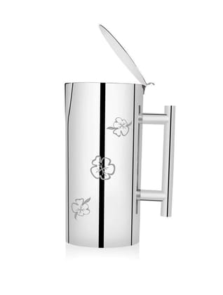 FnS Premium Stainless Steel Floral Decent Water Pitcher/Jug (1500 ML)