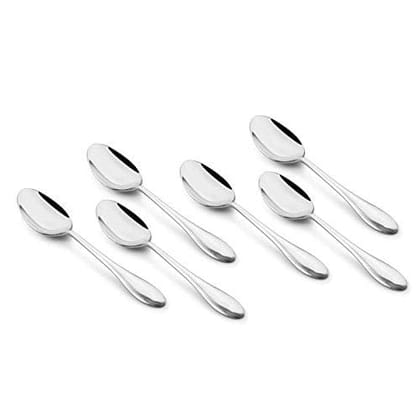 FnS Elan Food Grade Safe Stainless Steel Mirror Finish Dinner Spoon (Set of 6) FnS Elan Food Grade Safe Stainless Steel Mirror Finish Dinner Spoon (Set of 6)