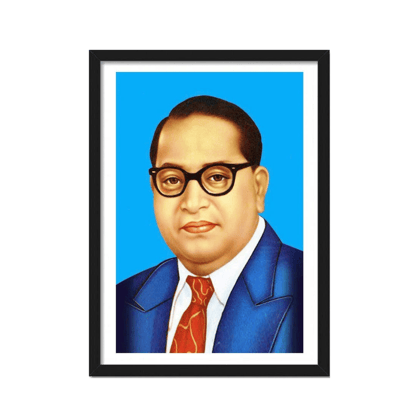Dr. Bhim Rao Ambedkar Photo with Frame (12x18 Inch)