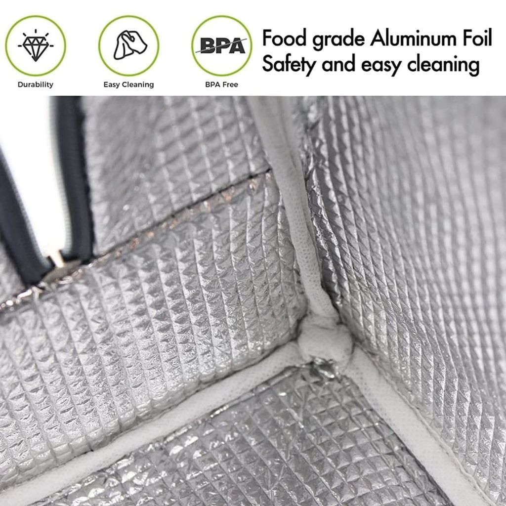 Ganesh Lunch box Airtight Stainless Steel 2 Containers Lunch Box (1100 ml) With Peppa Pig Water Bottle and Insulated Bag