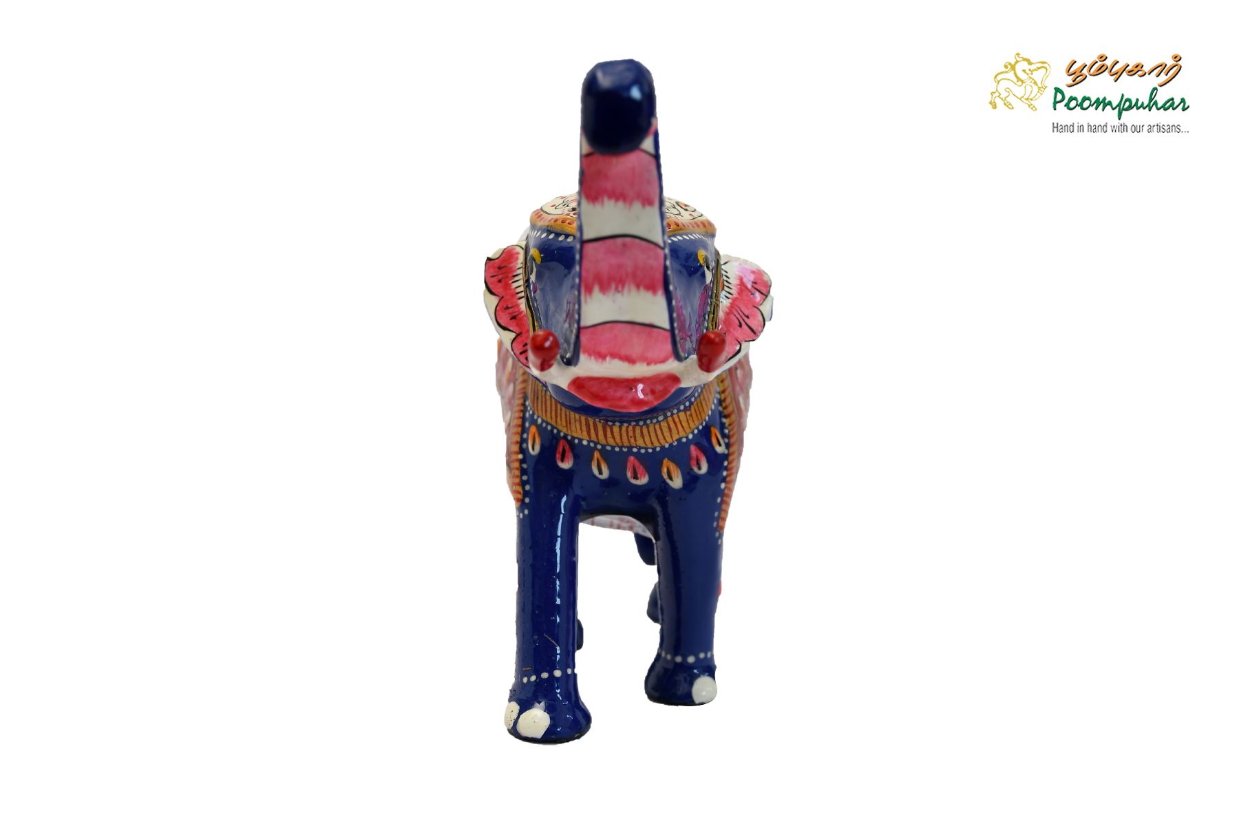 ELEPHANT,MULTI COLOUR 6 INCH