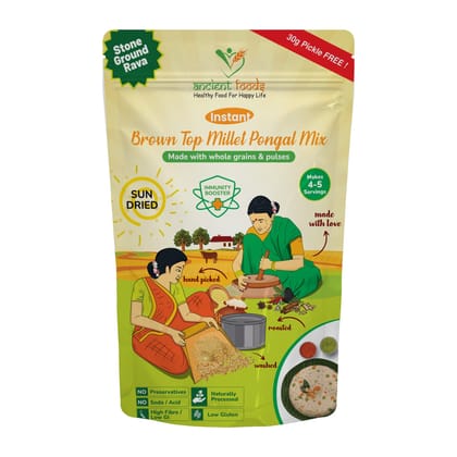 Ancient Foods Browntop Millet Pongal Mix - 250gm
