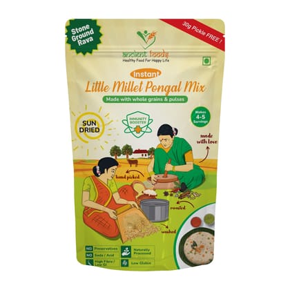 Ancient Foods Little Millet Pongal Mix - 250gm