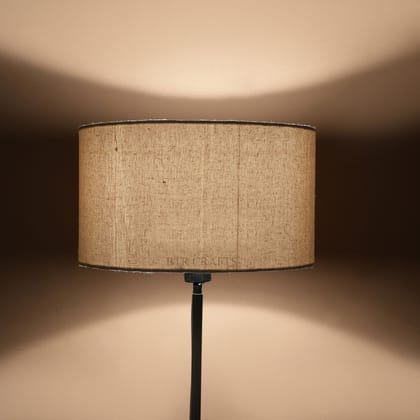 BTR CRAFTS 14" Inches Flex Drum Lampshade, Cotton Fabric.