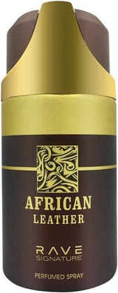 Buy 1 Get 1 Free! Rave Signature African Leather Perfumed Spray, 250ml